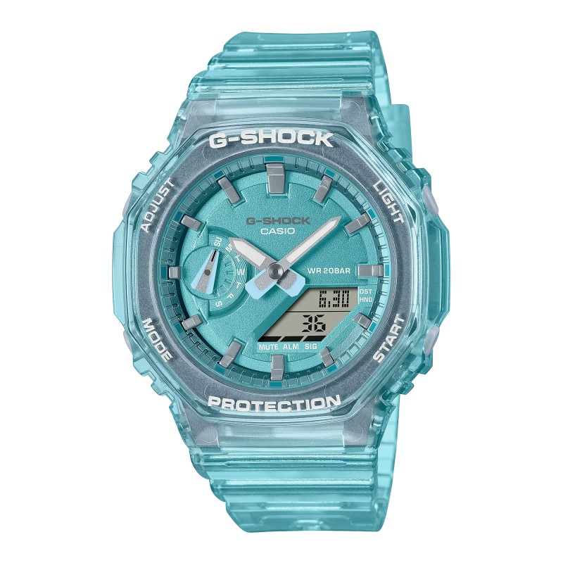 OROLOGIO TRASLUCIDO AZZURRO UOMO CASIO G-SHOCK