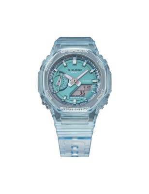 OROLOGIO TRASLUCIDO AZZURRO UOMO CASIO G-SHOCK GMA-S2100SK-2AER CASIO