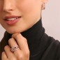 ANELLO A FASCIA MAGLIA GRUMETTA ROSE MIS.12 DONNA BRONZALLURE 