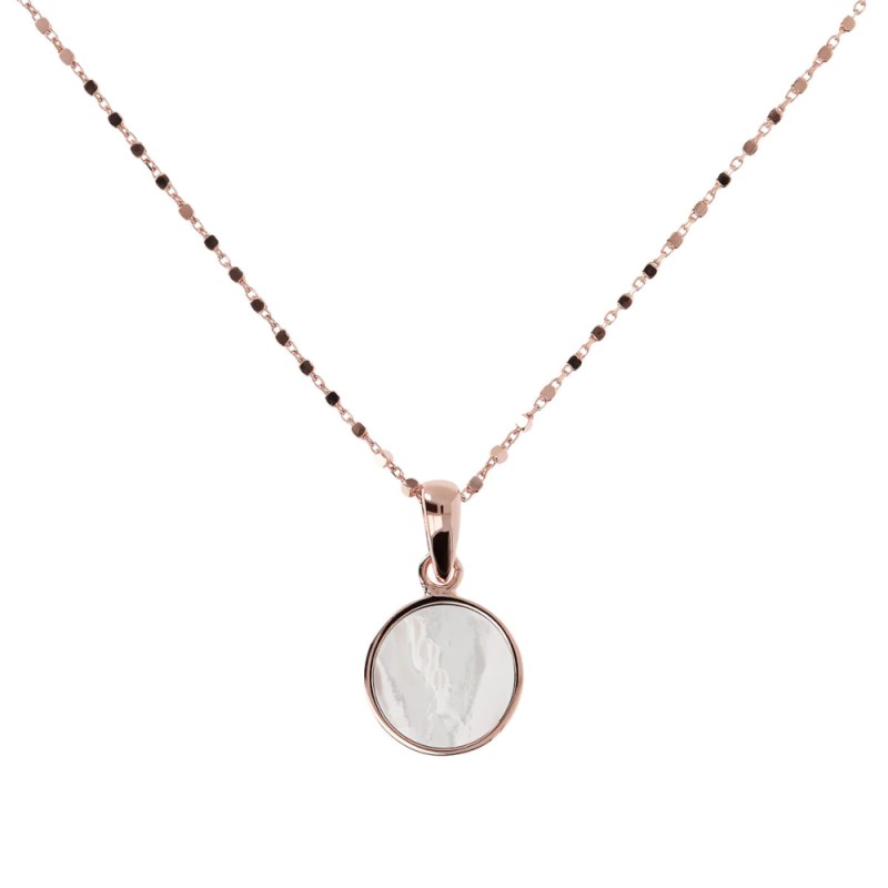 COLLANA ROSARIO CON PENDENTE DISCO DONNA BRONZALLURE 