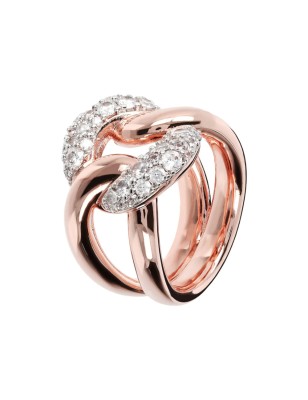 ANELLO A FASCIA CON ZIRCONI MIS.12 DONNA BRONZALLURE  WSBZ01210.WR-12 BRONZALLURE