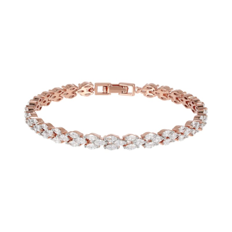 BRACCIALE TENNIS DESIGN TRECCIA DONNA BRONZALLURE 