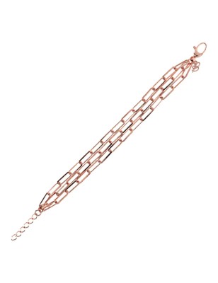 BRACCIALE MULTIFILO CATENA FORZATINA BRONZALLURE