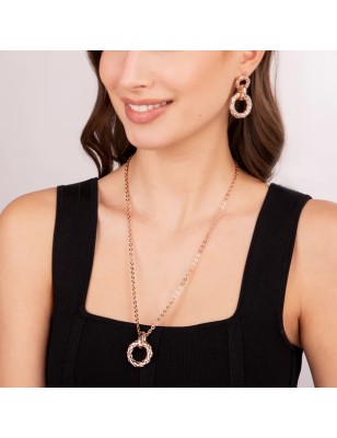 COLLANA CON PENDENTE MATELASSE' DONNA BRONZALLURE  WSBZ02050.R BRONZALLURE