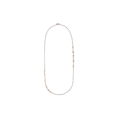 COLLANA LUNGA ROSARIO E MAGLIE ASIMMETRICHE BRONZALLURE