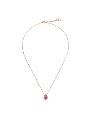 COLLANA PENDENTE GOCCIA CON ZIRCONI ROSA BRONZALLURE WSBZ02163.ROSE BRONZALLURE