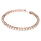 BRACCIALE MATRIX TENNIS COLOR ORO ROSA XL SWAROVSKI