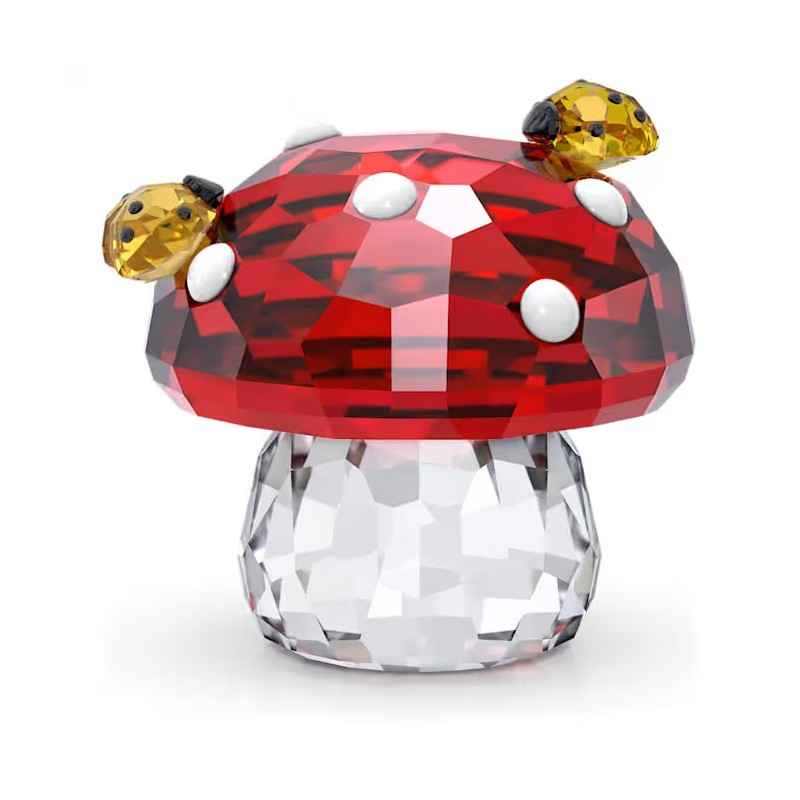 DECORAZIONE FUNGO E COCCINELLE IDYLLIA SWAROVSKI