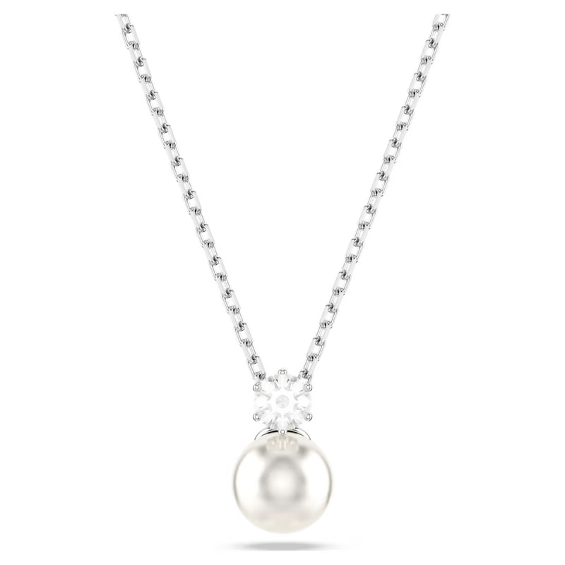 COLLANA MATRIX CRYSTAL PEARL RODIO DONNA SWAROVSKI