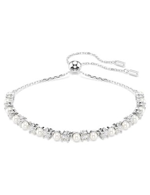 BRACCIALE MATRIX CRYSTAL PEARL RODIO DONNA SWAROVSKI  5689633 SWAROVSKI