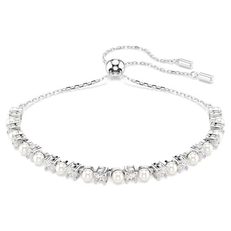 BRACCIALE MATRIX CRYSTAL PEARL RODIO DONNA SWAROVSKI  5689633 SWAROVSKI