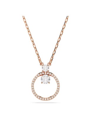 COLLANA PENDENTE CONSTELLA TAGLIO ROUND ORO ROSA SWAROVSKI  5692266 SWAROVSKI