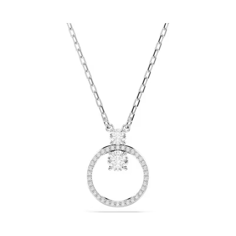 COLLANA PENDENTE CONSTELLA TAGLIO ROUND RODIO SWAROVSKI