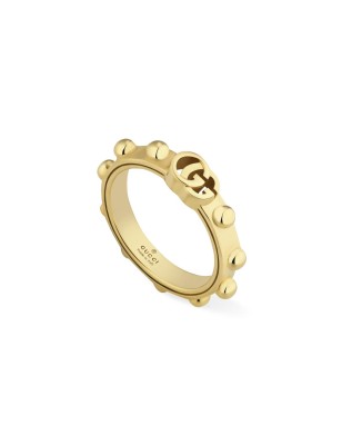 ANELLO ORO GIALLO 18 CARATI 12 DONNA GUCCI GG RUNNING YBC554643001012 Gucci