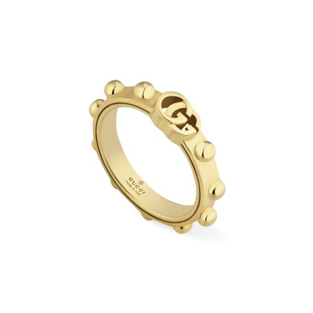 ANELLO ORO GIALLO 18 CARATI 12 DONNA GUCCI GG RUNNING YBC554643001012 Gucci