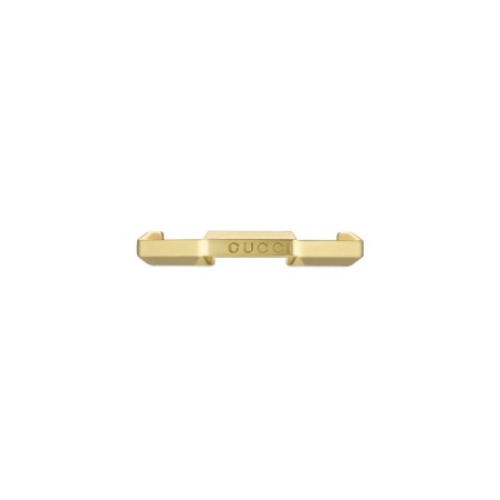 ANELLO A SPECCHIO ORO GIALLO 18 CARATI DONNA GUCCI LINK TO LOVE YBC662194001012 GUCCI