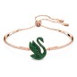 BRACCIALE RIGIDO CIGNO VERDE ICONIC SWAN DONNA SWAROVSKI 