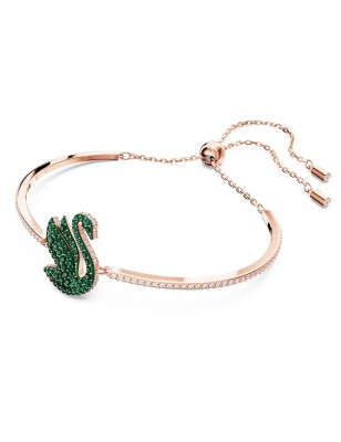 BRACCIALE RIGIDO CIGNO VERDE ICONIC SWAN DONNA SWAROVSKI  5650065 SWAROVSKI