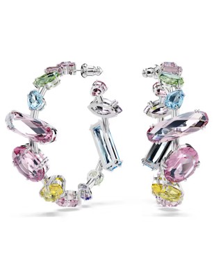 ORECCHINI A CERCHIO GEMA MULTICOLORE DONNA SWAROVSKI 