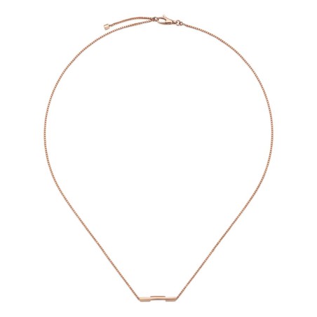 COLLANA CON BARRETTA 'GUCCI' ORO ROSA DONNA GUCCI LINK TO LOVE