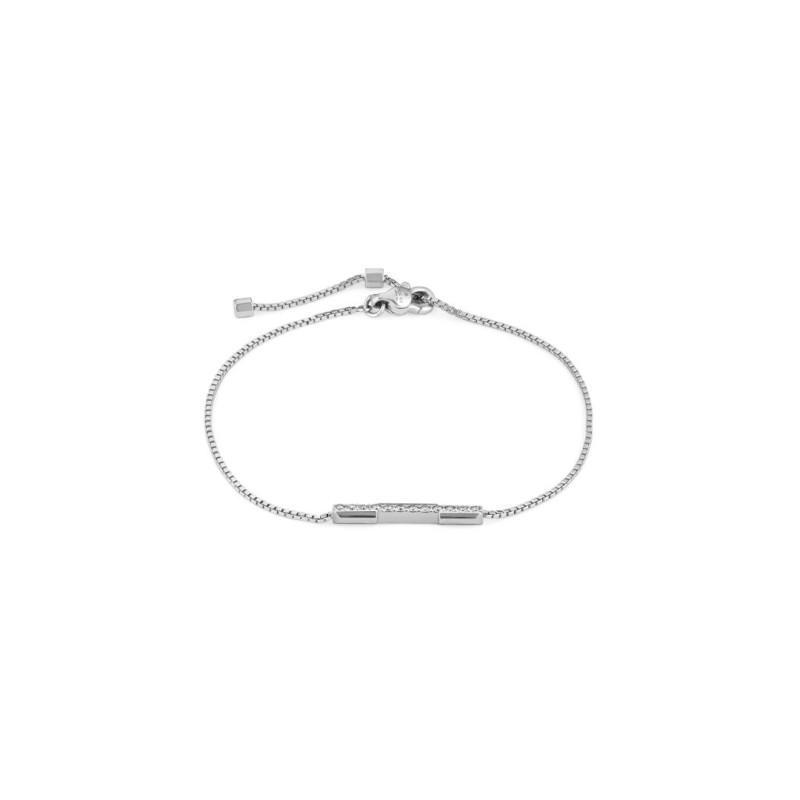 BRACCIALE ORO BIANCO CON DIAMANTI DONNA GUCCI LINK TO LOVE