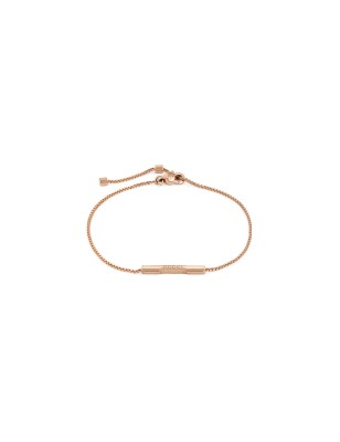 BRACCIALE CON BARRETTA 'GUCCI' ORO ROSA DONNA GUCCI LINK TO LOVE YBA662106002016 GUCCI