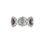 ANELLO CON MADREPERLA E DOPPIA G 15 DONNA GUCCI GG MARMONT