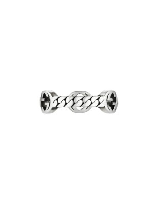 ANELLO IN ARGENTO 13 DONNA GUCCI INTERLOCKING G YBC661523001013 GUCCI