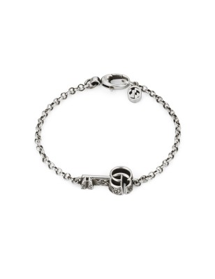 BRACCIALE CON CHIAVE CON DOPPIA G 18 UOMO-DONNA GUCCI GG MARMONT