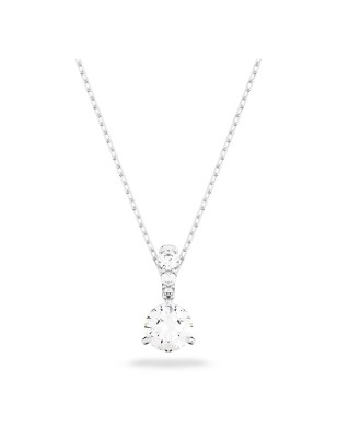 COLLANA STILLA BIANCO DONNA SWAROVSKI SOLITAIRE