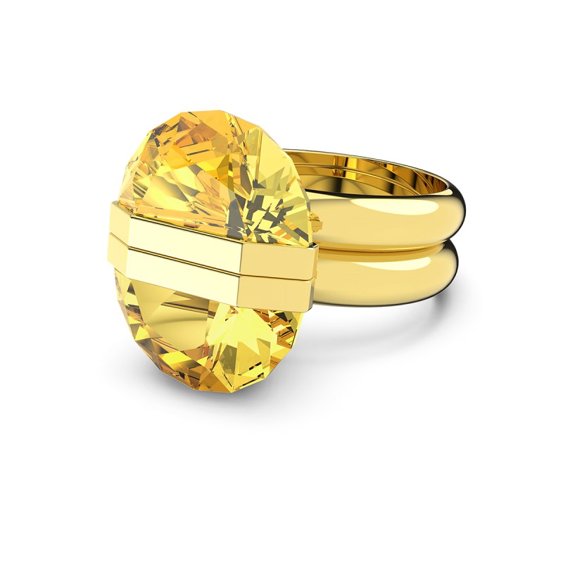 ANELLO LUCENT GIALLO M52 DONNA SWAROVSKI 