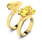 ANELLO LUCENT GIALLO M52 DONNA SWAROVSKI 