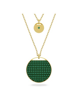 COLLANA PENDENTE STRATIFICATO GINGER VERDE DONNA SWAROVSKI 