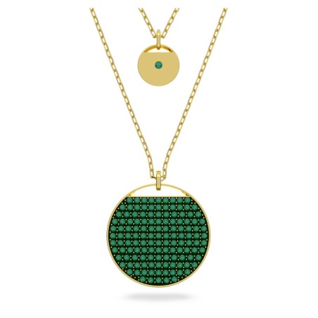 COLLANA PENDENTE STRATIFICATO GINGER VERDE DONNA SWAROVSKI 