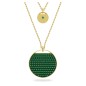 COLLANA PENDENTE STRATIFICATO GINGER VERDE DONNA SWAROVSKI 