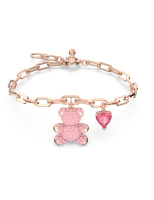 BRACCIALE TEDDY ORSO ORO ROSA SWAROVSKI