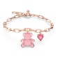 BRACCIALE TEDDY ORSO ORO ROSA SWAROVSKI