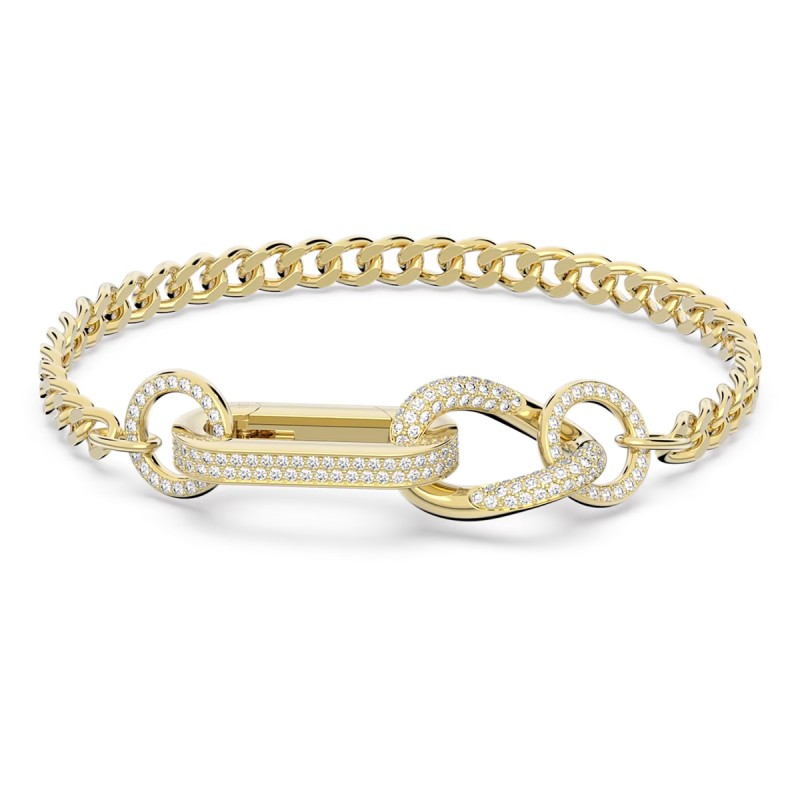 BRACCIALE DEXTERA PAVE COLOR ORO S DONNA SWAROVSKI 