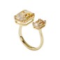 ANELLO MILLENNIA GIALLO DORATO M55 DONNA SWAROVSKI COLLECTION I