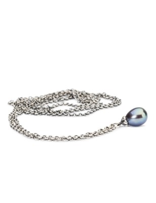 COLLANA FANTASIA PERLA PAVONE 60CM DONNA TROLLBEADS  TAGFA-00056 TROLLBEADS