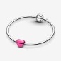 CHARM CUORE METALLICO ROSA DONNA PANDORA 