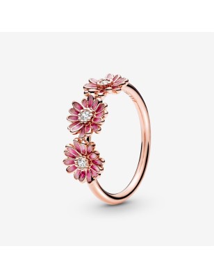 ANELLO TRIS DI MARGHERITE ROSA DONNA PANDORA 