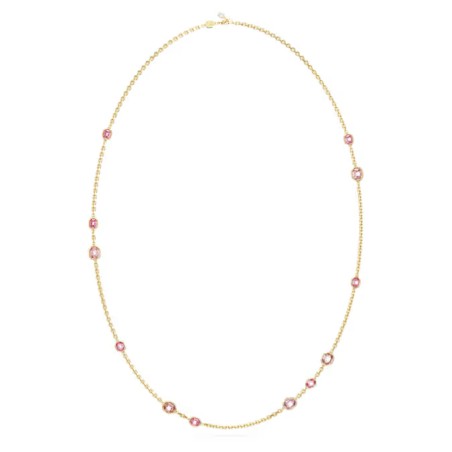 COLLANA IMBER LUNGA ROSA PLACCATO COLOR ORO DONNA SWAROVSKI 