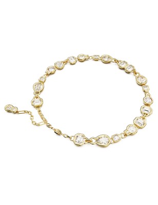 COLLANA BIANCA PLACCATA COLOR ORO DONNA SWAROVSKI  5665497 SWAROVSKI