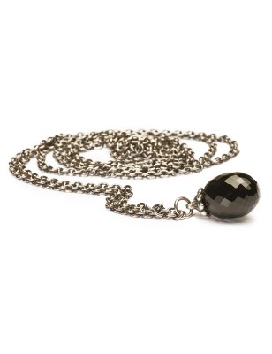 COLLANA ARGENTO CON ONICE NERO 70CM DONNA TROLLBEADS  TAGFA-00002 TROLLBEADS