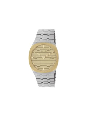 OROLOGIO GUCCI 25H 34MM PLACCATO ORO DONNA YA163403 GUCCI