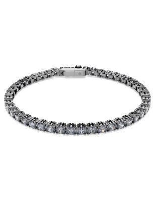 BRACCIALE MATRIX TENNIS TAGLIO ROUND RUTENIO M SWAROVSKI 5693928 SWAROVSKI