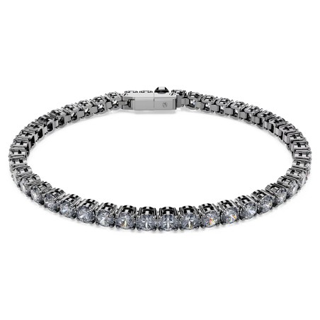 BRACCIALE MATRIX TENNIS TAGLIO ROUND RUTENIO M SWAROVSKI 5693928 SWAROVSKI