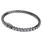 BRACCIALE MATRIX TENNIS TAGLIO ROUND RUTENIO M SWAROVSKI