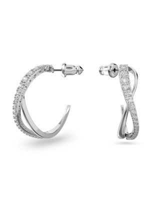 ORECCHINI CERCHIO DONNA SWAROVSKI TWIST 5563908 SWAROVSKI